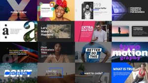 Titles Video Displays template preview