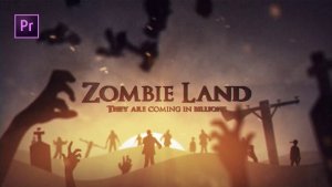 Zombie Land Video Displays template preview