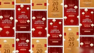 Videohive Chinese new year instagram story 55684349 Video Displays template preview