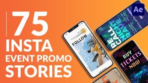 75 Insta Event Promo Stories Video Displays template preview