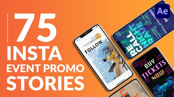 75 Insta Event Promo Stories Video Displays template preview