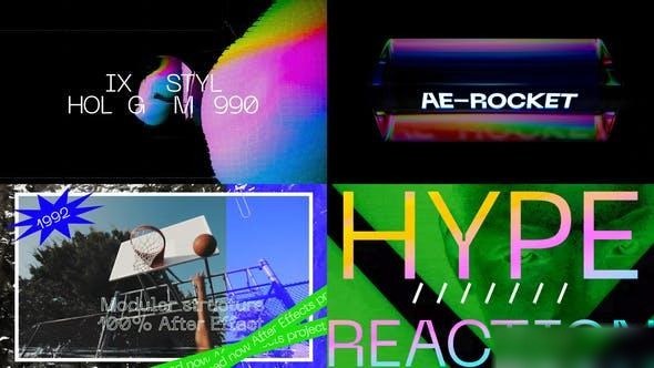 Videohive Industrial Beat 90 Intro Openers template preview