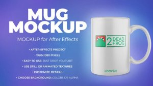 Videohive Mug Mockup Template - Animated Mockup PRO Product Promo template preview