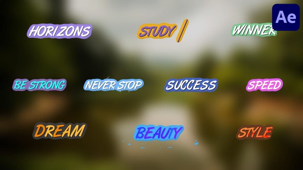 Videohive Preset Titles | After Effects Titles template preview