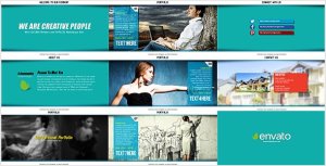 Videohive Corporate And Portfolio Presentation Video Displays template preview