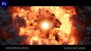 Fire Vortex Logo for Premiere Pro Premiere Pro template preview