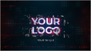 Videohive Tech Logo Animation Logo Stings template preview