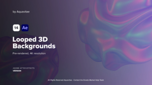 Videohive Looped 3D Backgrounds Elements template preview