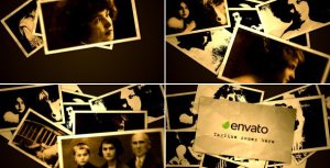 Videohive Vintage Photos Logo Logo Stings template preview