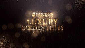 Videohive Luxury Golden Titles 21834365 Titles template preview