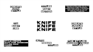 Videohive Modern Titles 53478454 Titles template preview