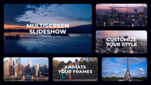 Videohive Collage Opener | Multiscreen Slideshow Openers template preview