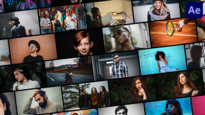 Videohive Fast Mosaic Logo Opener Openers template preview