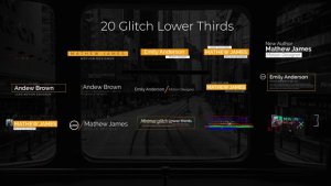 Videohive Glitch Lower Thirds 25001972 Titles template preview