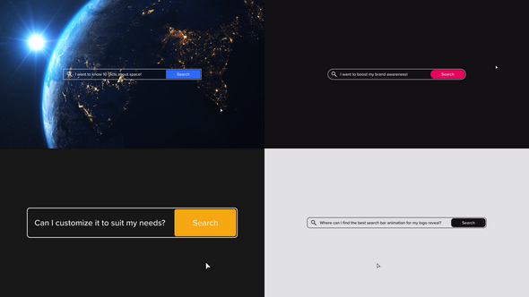 Videohive Search Bar Logo Reveal 59483087 Broadcast-packages template preview