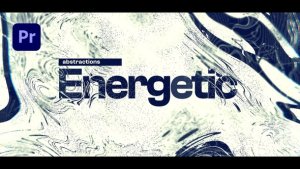 Abstract Typography Opener Premiere Pro template preview