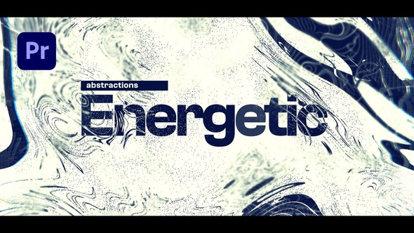 Abstract Typography Opener Premiere Pro template preview