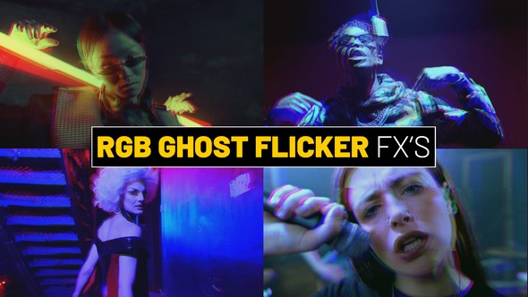 Videohive RGB Ghost Flicker Effects | After Effects Elements template preview