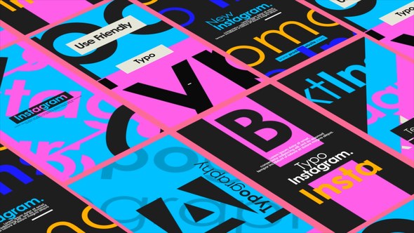 Videohive Instagram Typographic Product Promo template preview
