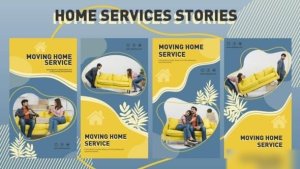 Videohive Home Services Stories Openers template preview