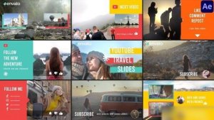 Videohive Social Media Travel Scenes for After Effects Openers template preview