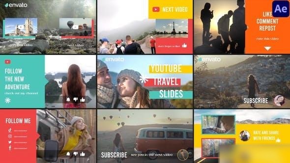 Videohive Social Media Travel Scenes for After Effects Openers template preview