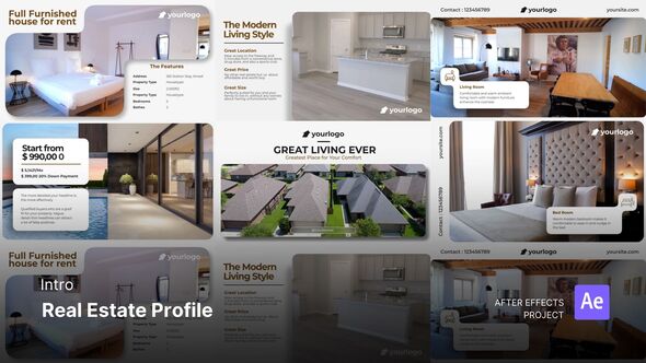 Videohive Social Media Reels - Real Estate Profile After Effects Project Files Product Promo template preview