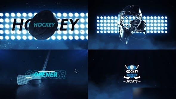 Videohive Hockey Logo Opener Openers template preview