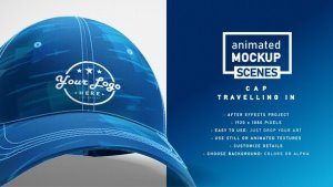 Videohive Cap Mockup Template Travelling In - Animated Mockup SCENES Product Promo template preview