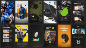 12 Instagram Stories Vol. 1 Video Displays template preview