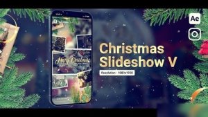 Videohive Christmas Slideshow | Vertical Openers template preview