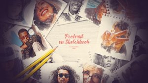 Videohive Drawing Portrait Slideshow Openers template preview