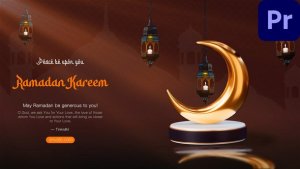 Ramadan Intro || Eid mubarak MOGRT Ramadan template preview