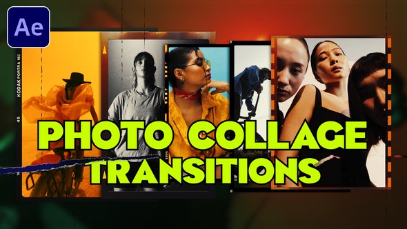 Videohive Photo Collage Transitions 57354234 Elements template preview