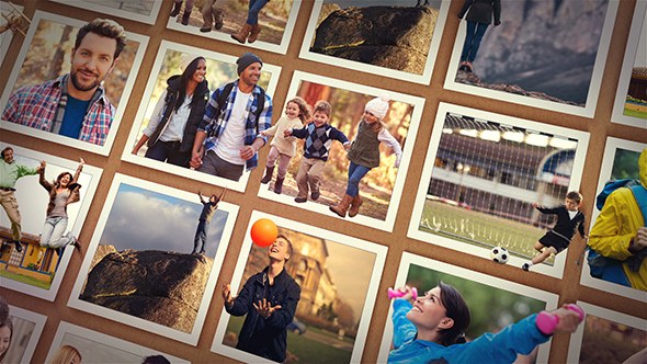 Videohive Out of the Frame - Photo Slideshow Openers template preview