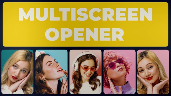 Videohive Multiscreen Opener 50871240 Broadcast-packages template preview
