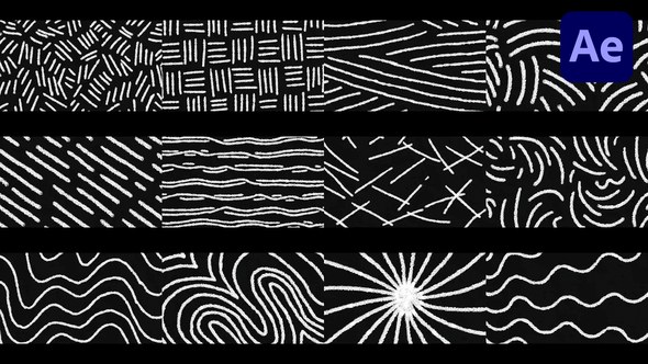Videohive Chalk Line Background | After Effects Elements template preview