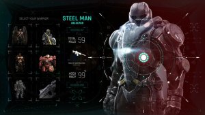 Videohive HUD UI Game Warrior Screen 05 Logo Stings template preview