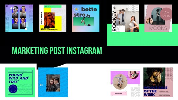 Videohive Marketing Post Instagram Product Promo template preview