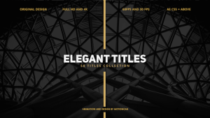 50 Elegant Titles Video Displays template preview
