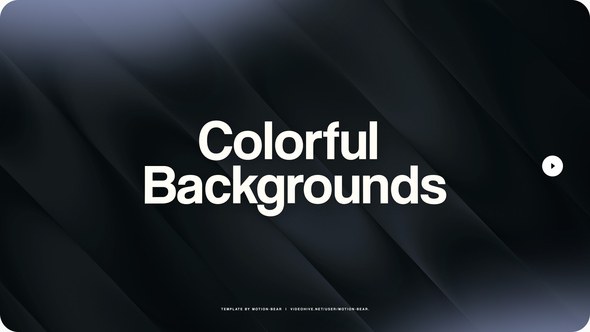 Videohive Colorful Backgrounds Elements template preview