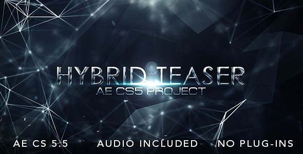Hybrid Teaser Video Displays template preview
