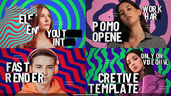 Videohive Patterns Effect Opener Openers template preview