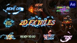 Videohive Dynamic 2D FX Titles | After Effects Titles template preview