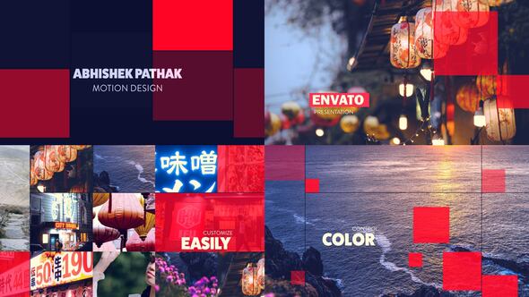 Videohive Dynamic Slides Yug Video Displays template preview