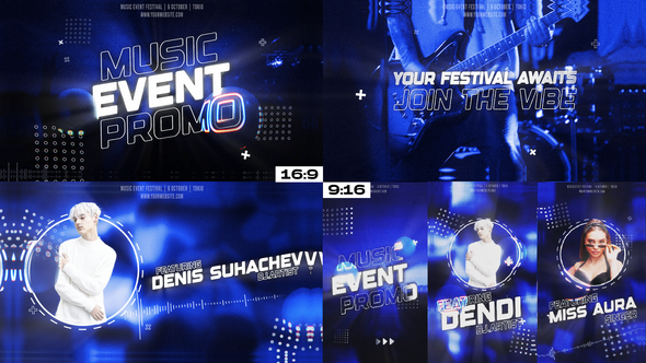 Videohive Music Festival Promo 59948817 Openers template preview