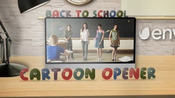 Videohive Cartoon Opener Openers template preview