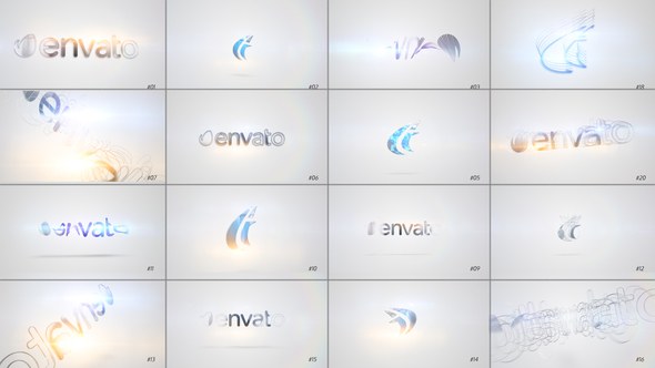 Quick Logo Sting Pack 11: Clean & Minimal Video Displays template preview