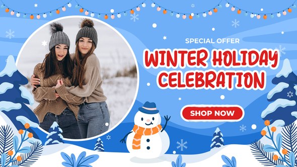 Videohive Winter Sale Promo 49323396 Product Promo template preview