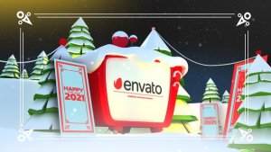 Videohive Christmas Tv Channel Logo Logo Stings template preview